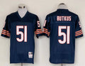 Men's Chicago Bears Dick Butkus Navy Legacy Replica Player Jersey1