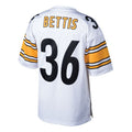 P.Steelers #36 Jerome Bettis White Authentic Super Bowl Stitched American Football Jerseys