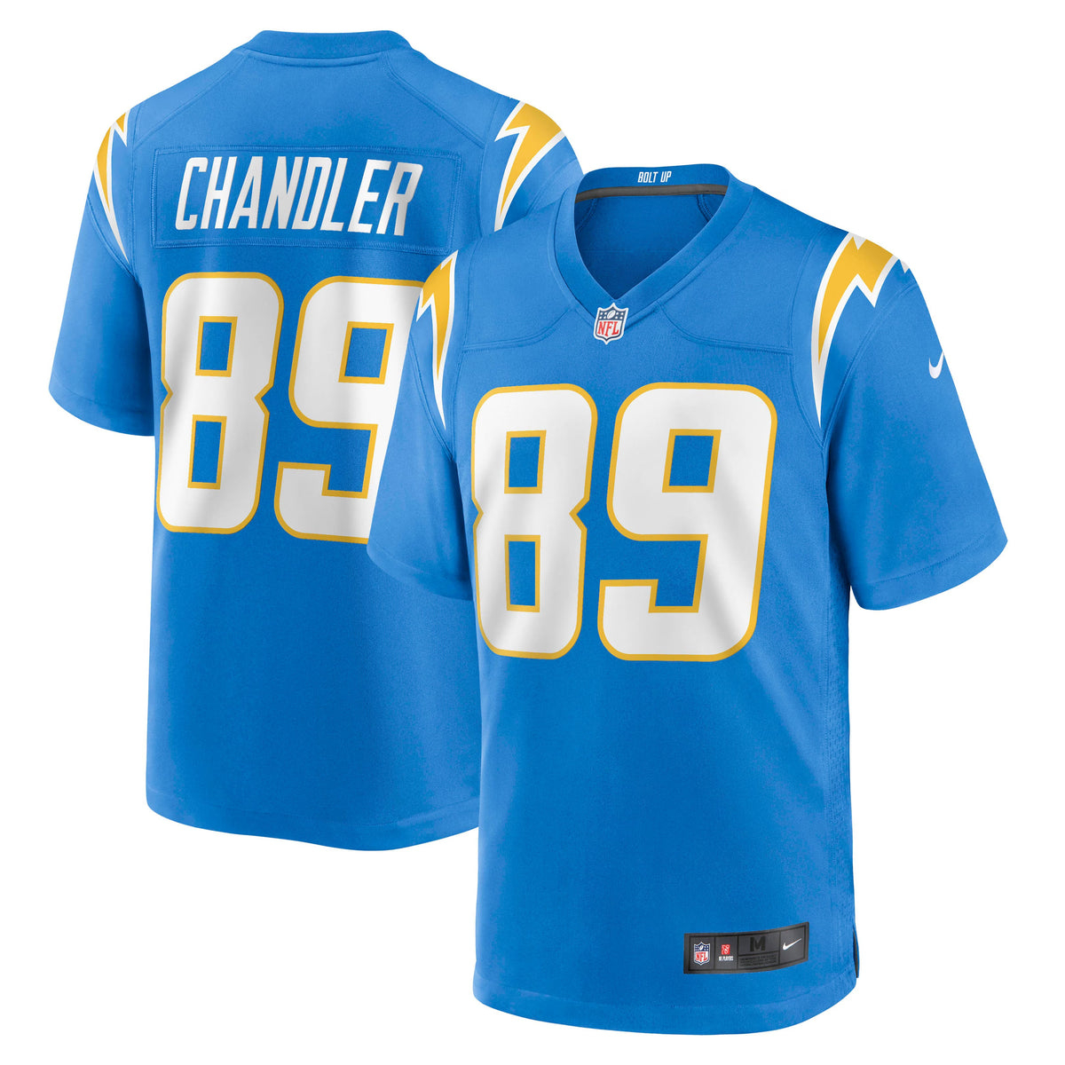 Los Angeles Chargers Wes Chandler Powder Blue Retired Player Jersey