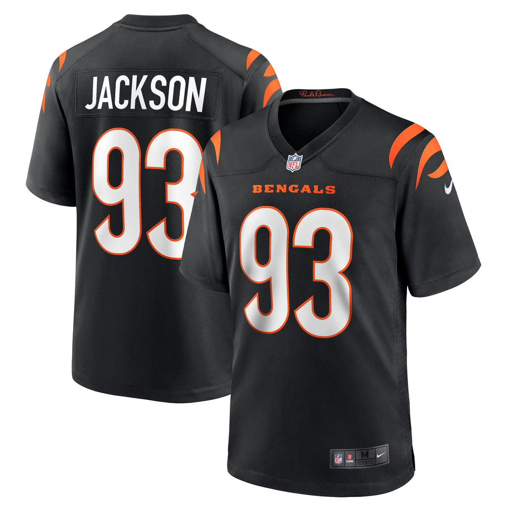 Cincinnati Bengals McKinnley Jackson Black Game Jersey