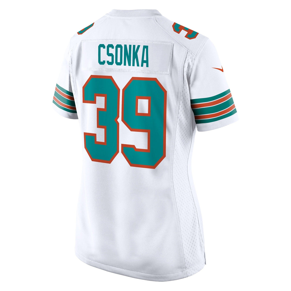 Miami Dolphins Larry Csonka White Retired Player Jersey