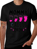 Mommy Loading 2026 Pregnancy Announcement T-Shirt