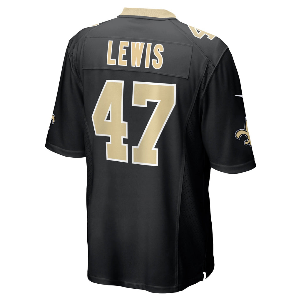 Terrell Lewis New Orleans Saints Nike  Game Jersey -  Black