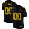 custom Minnesota Vikings Leopard Print Fashion Vapor Limited jersey Black Stitched Jerseys Football Jerseys