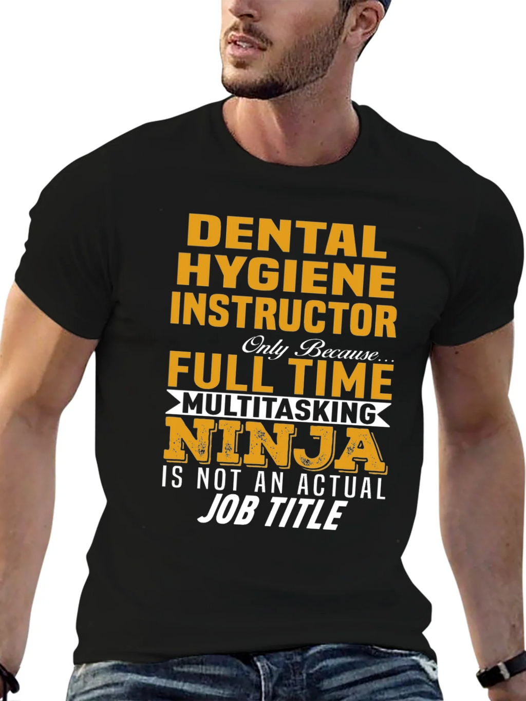 Dental Hygiene Instructor Multitasking Ninja T-Shirt
