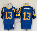 Men's San Louis Rams Kurt Warner Blue Legacy Replica jersey