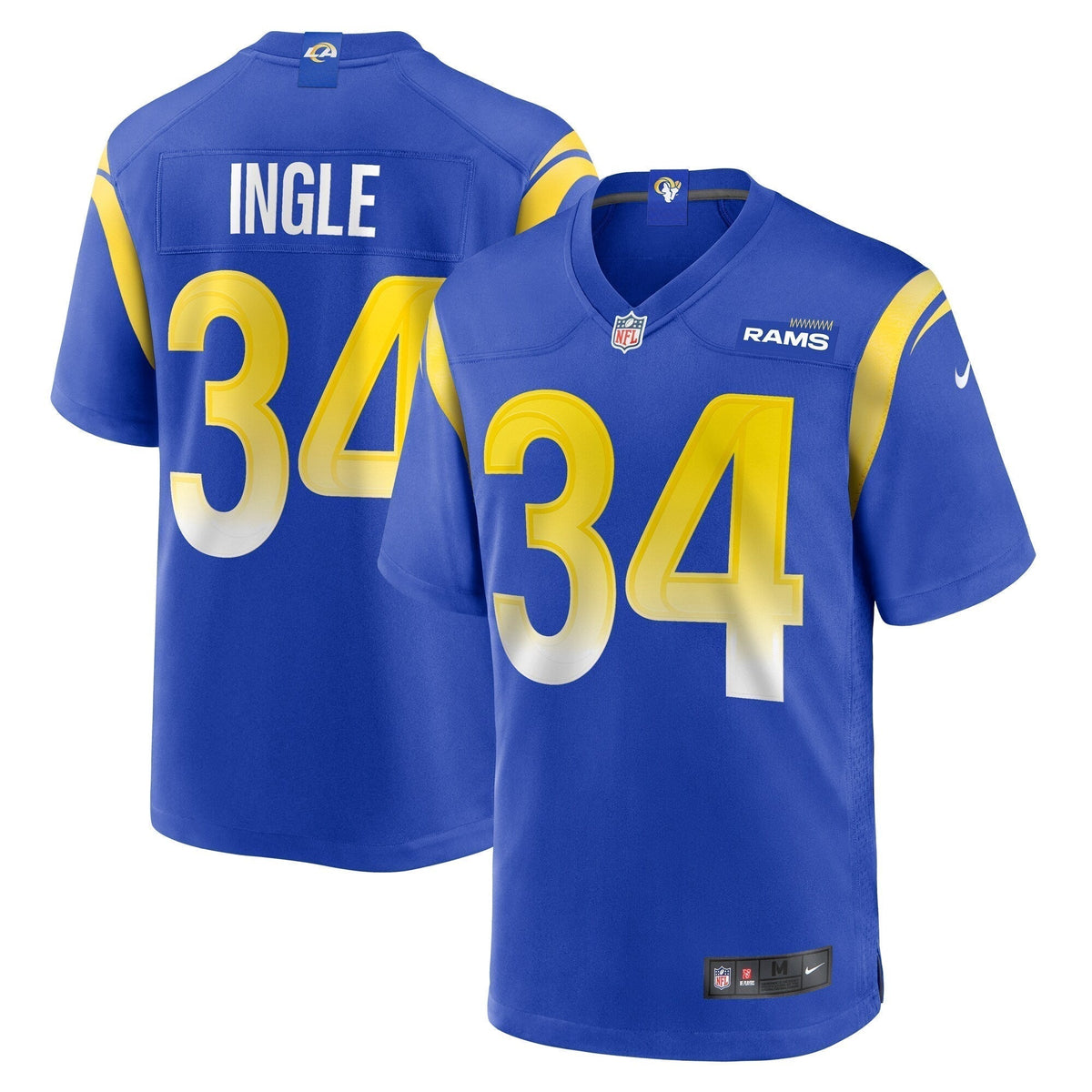 Tanner Ingle Los Angeles Rams Nike Home Game Jersey - Royal