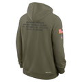 Men's Green Bay Packers Nike Olive 2025 Salute to Service Sideline Standard Issue Dri-FIT Hoodie