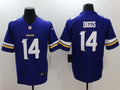 Men's Minnesota Vikings Stefon Diggs #14 Purple Player Game Jersey1
