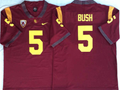 Men's USC Trojans Reggie Bush #5 Cardinal Player Game Jersey
