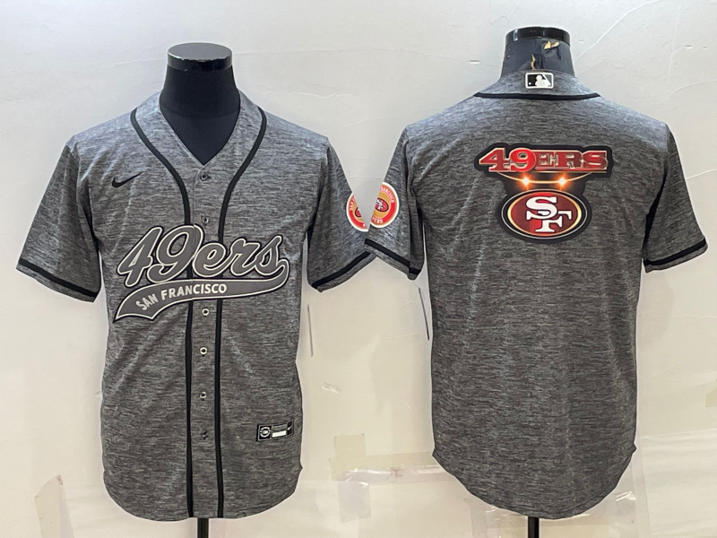 Men's San Francisco 49ers Gray Game jersey