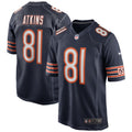 Chicago Bears Doug Atkins Navy Game Retired Player Jersey