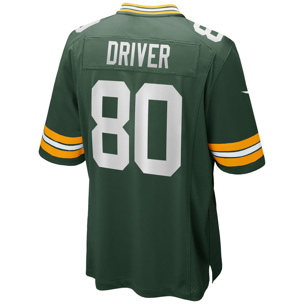 Green Bay Packers Donald Driver Green Game Retired Player Jersey