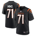 Cincinnati Bengals Amarius Mims Black Player Game Jersey