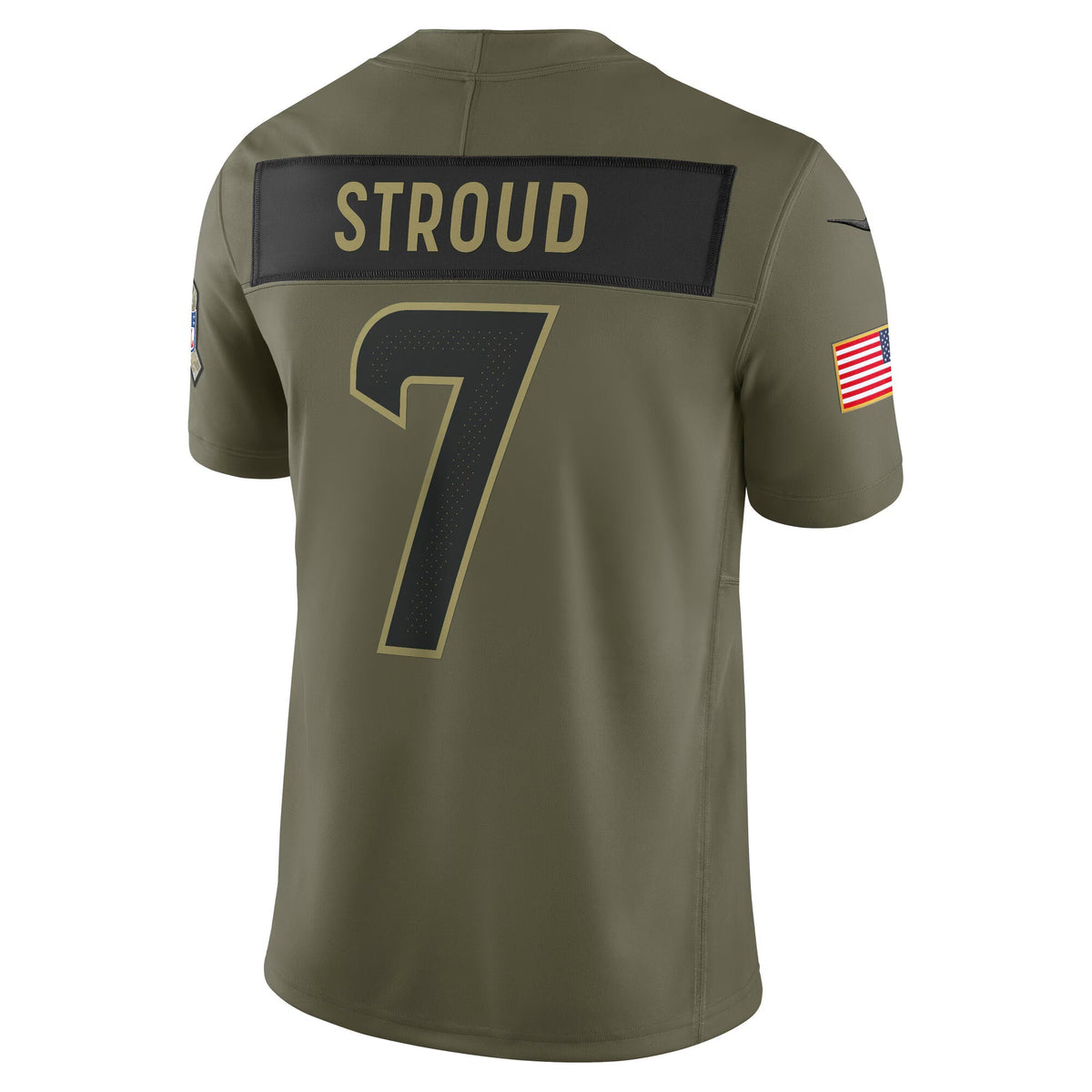 Houston Texans C.J. Stroud Olive 2025 Salute to Service Limited Jersey