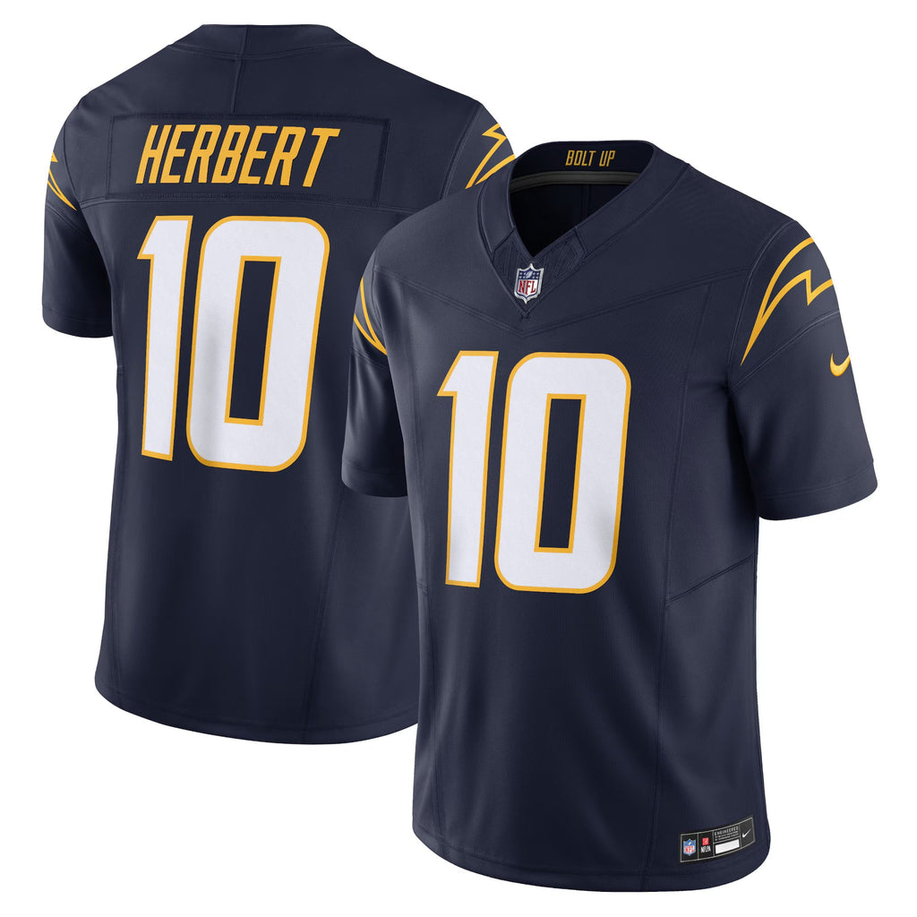 Los Angeles Chargers Justin Herbert Navy Vapor F.U.S.E. Limited Jersey