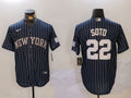Men's New York Yankees Juan Soto #22 Navy Player Jersey1