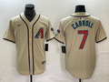 Men's Arizona Diamondbacks Corbin Carroll #7 Cream Limited Player jersey