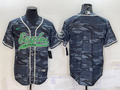 Men's Philadelphia Eagles Grey Camouflage Blank jersey