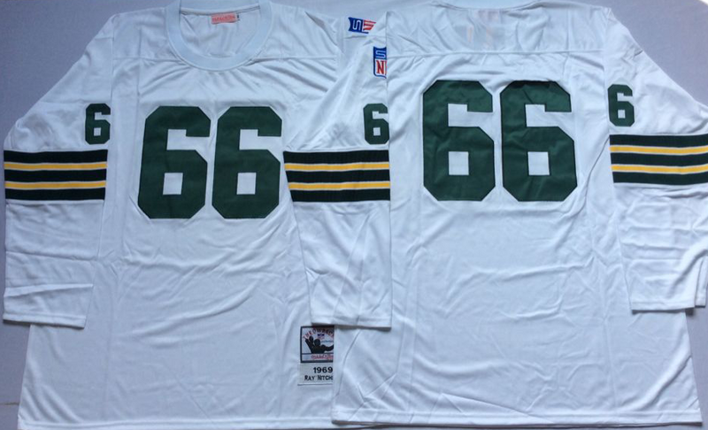 Men's Green Bay Packers Ray Nitschke White Legacy Replica jersey
