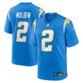 Los Angeles Chargers Elijah Molden Powder Blue Team Game Jersey