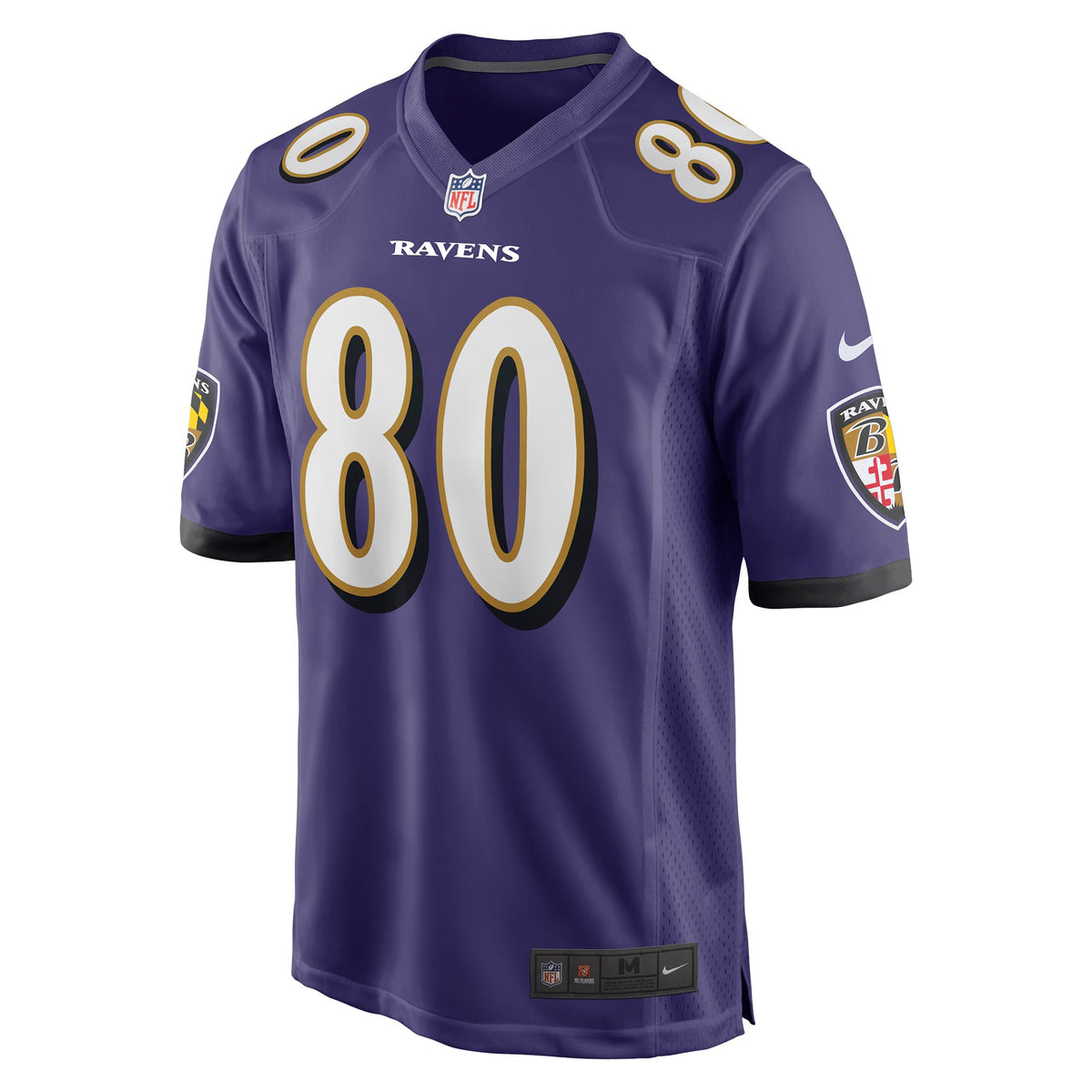 Baltimore Ravens Isaiah Likely Purple Player Game Jersey