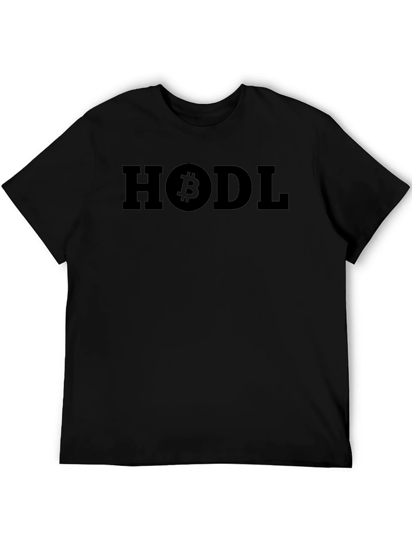 HODL Bitcoin Graphic Black T-Shirt