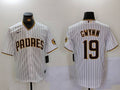 Men's San Diego Padres #19 Tony Gwynn White Stitched jersey