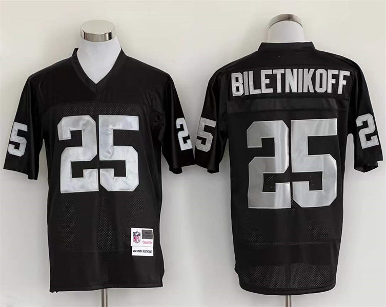 Men's Oakland Raiders Fred Biletnikoff Black Legacy Replica jersey