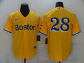 Men's Boston Red Sox J.D. Martinez #28 Gold City Connect Replica Player jersey