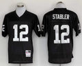 Men's Oakland Raiders Ken Stabler Black Legacy Replica Jersey1