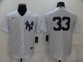 Men's New York Yankees Nick Swisher #33 White Replica Player Name Jersey1