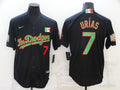 Men's Los Angeles Dodgers Julio Urias #7 Black Player Game jersey