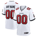 Custom Tampa Bay Buccaneers White Game jersey