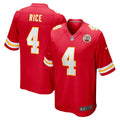 Kansas City Chiefs Rashee Rice Red Game Jersey
