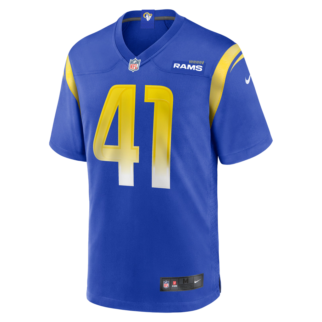 Los Angeles Rams Cameron McCutcheon Royal Game Jersey