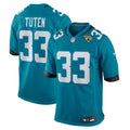 Jacksonville Jaguars Bhayshul Tuten Teal Team Game Jersey