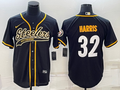 Men's Pittsburgh Steelers Franco Harris #32 Black Vapor Limited jersey
