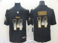 Men's Minnesota Vikings Stefon Diggs #14 Black Authentic Game jersey
