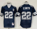Men's Dallas Cowboys Emmitt Smith Navy Legacy Replica Player Jersey1
