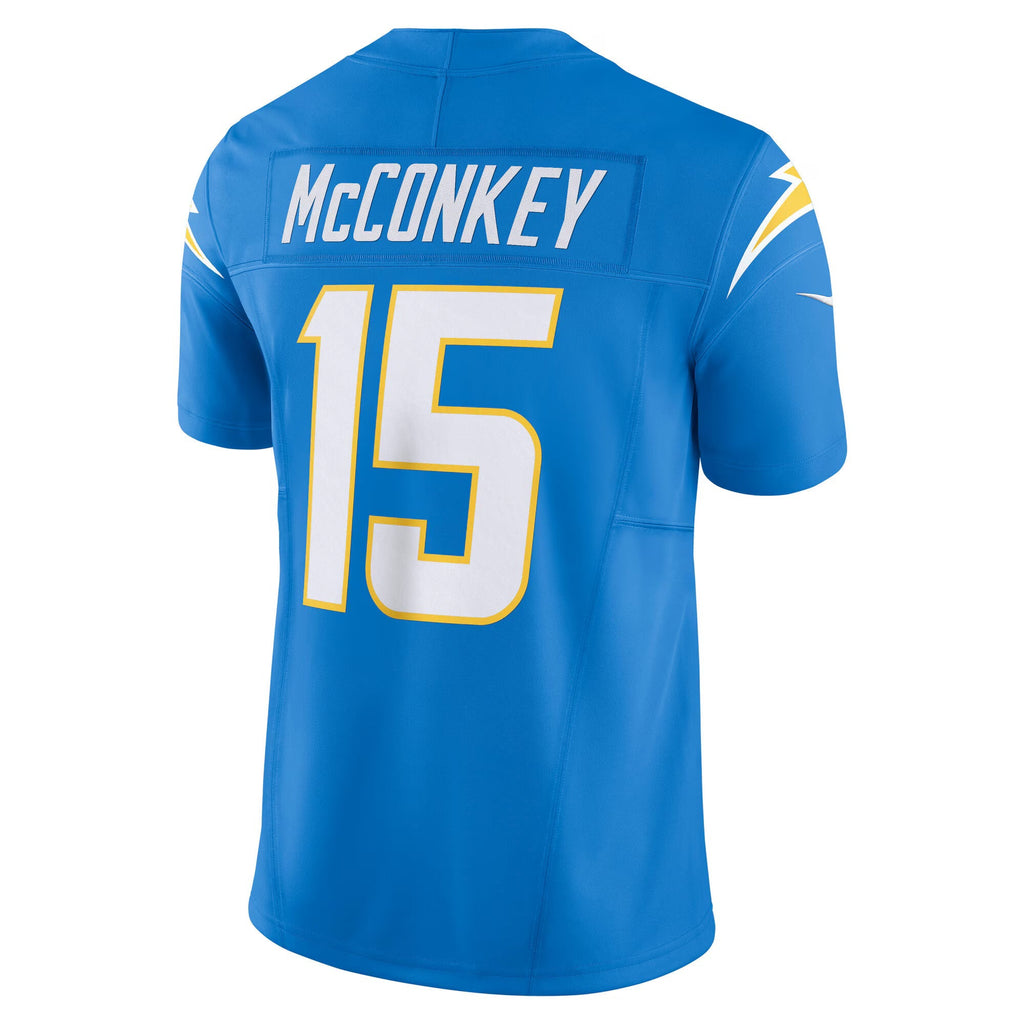 Los Angeles Chargers Ladd McConkey Powder Blue Team Vapor F.U.S.E. Limited Jersey