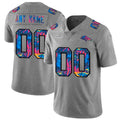 Custom1 Denver Broncos Multi-Color 2020 Crucial Catch Vapor Untouchable Limited Jersey1 Greyheather Stitched Jersey1  American Football Jerseys