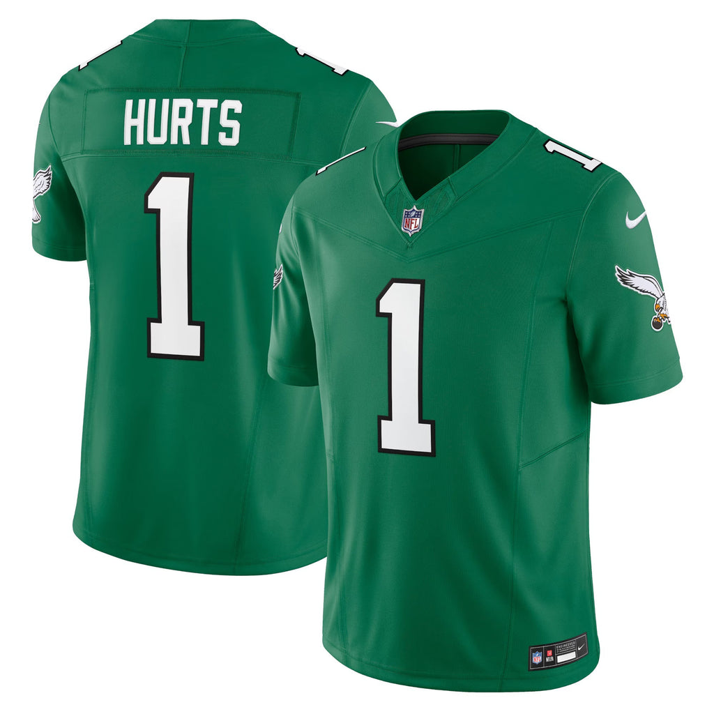 Philadelphia Eagles Jalen Hurts Kelly Green Vapor F.U.S.E. Limited Jersey
