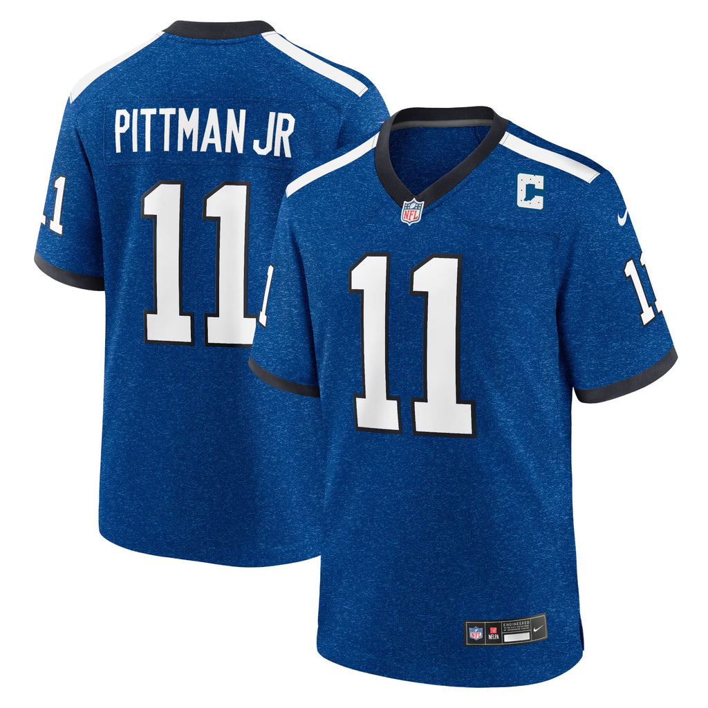 Indiana Nights Indianapolis Colts Michael Pittman Jr. Blue Alternate Game Jersey