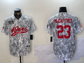Men's San Francisco 49ers Christian McCaffrey #23 Arctic Camo Salute to Service Limited jersey