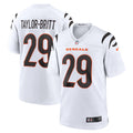 Cincinnati Bengals Cam Taylor-Britt White Game Jersey