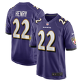 Baltimore Ravens Derrick Henry Purple Game Player Jersey