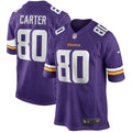 Minnesota Vikings Cris Carter Purple Game Retired Player Jersey