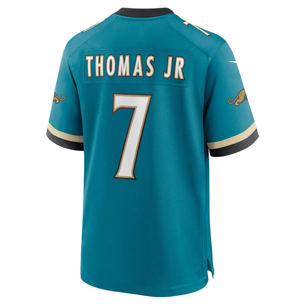 Jacksonville Jaguars Brian Thomas Jr. Teal Alternate Game Jersey