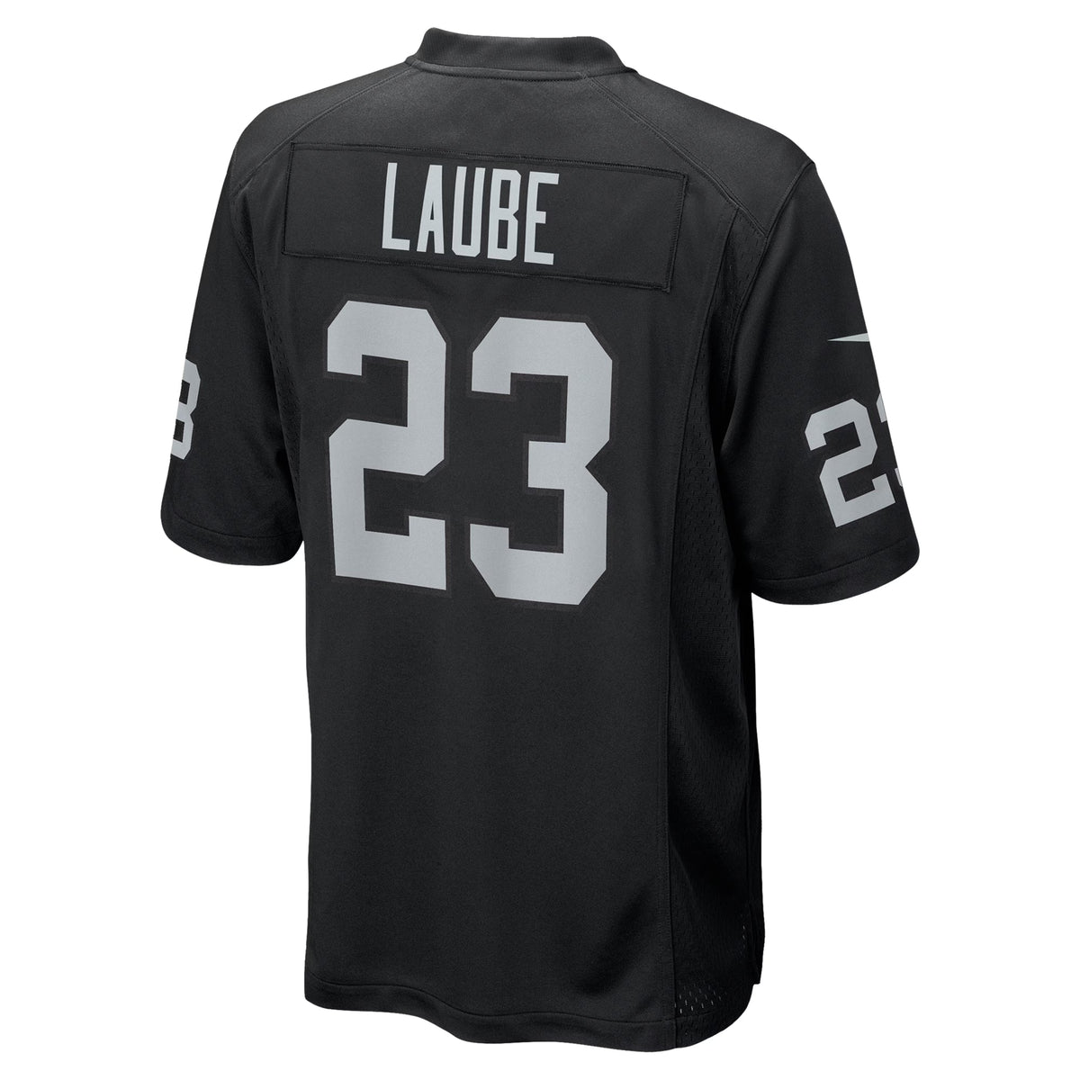 Las Vegas Raiders Dylan Laube Black Team Game Jersey